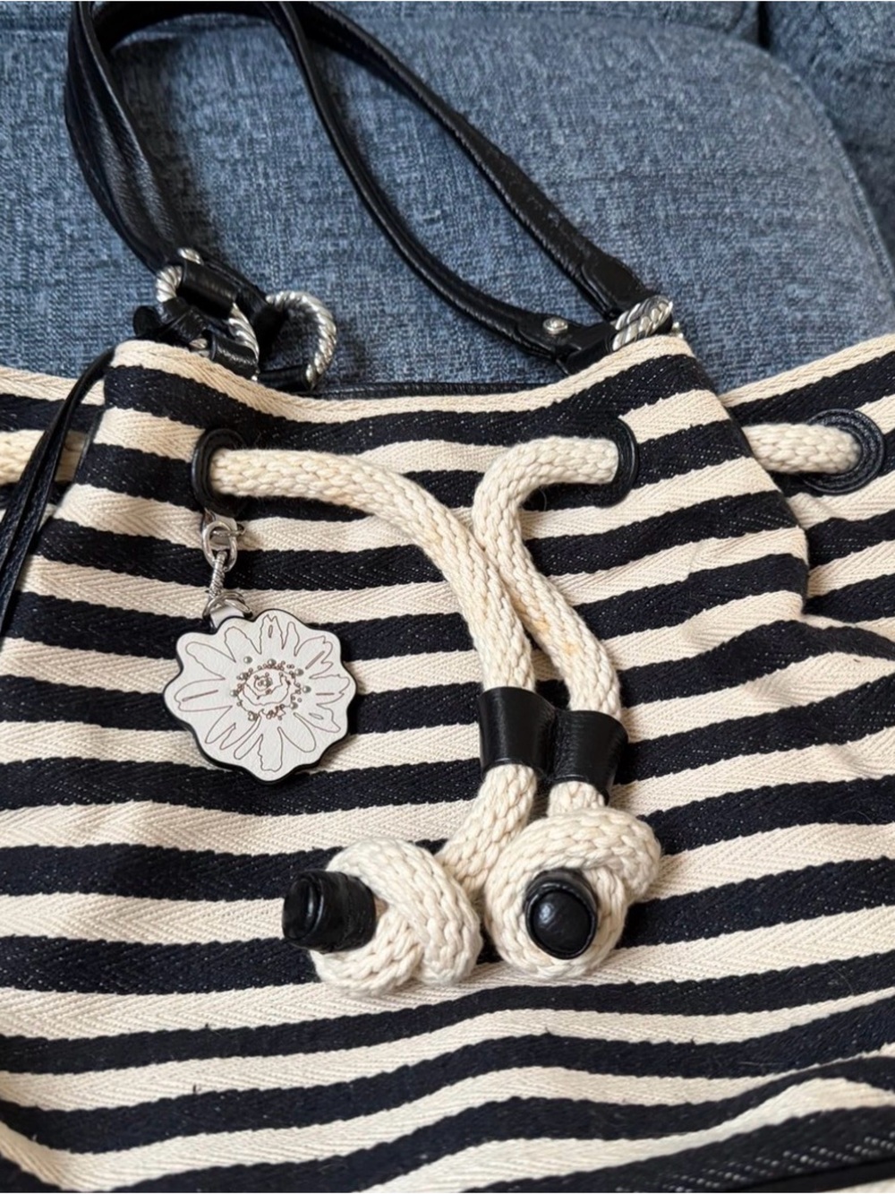 Catch the Wave of Style with the Retired Brighton Sea Side Surf Drawstring Bag!
